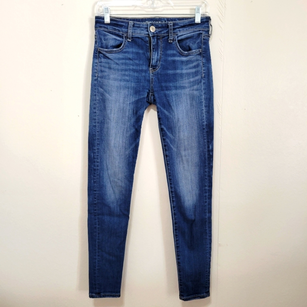 American Eagle Mid-Rise Skinny Jegging Size 4